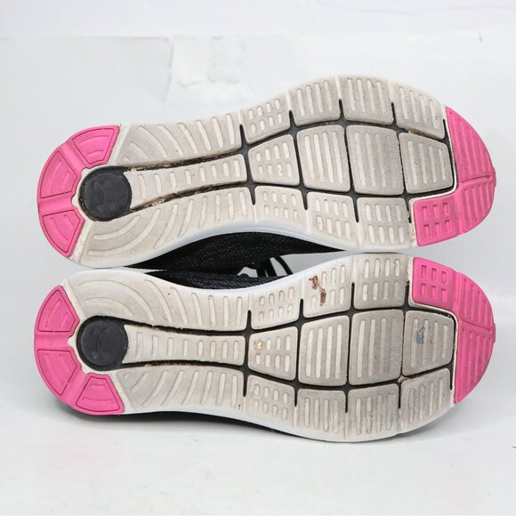 Under Armour Charged Impulse 2 Knit Running Shoe Sneaker Gym Outdoors Black Pink - Picture 5 of 10